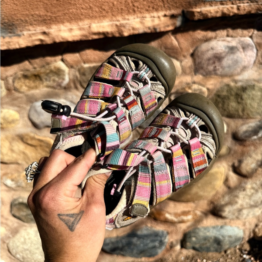 Colorful KEENS Kids water/hiking Sandals